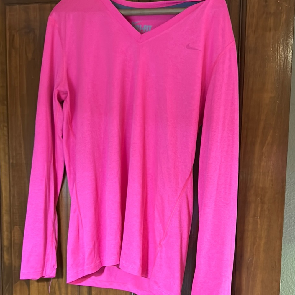 Nike Pink Fitted Blouse